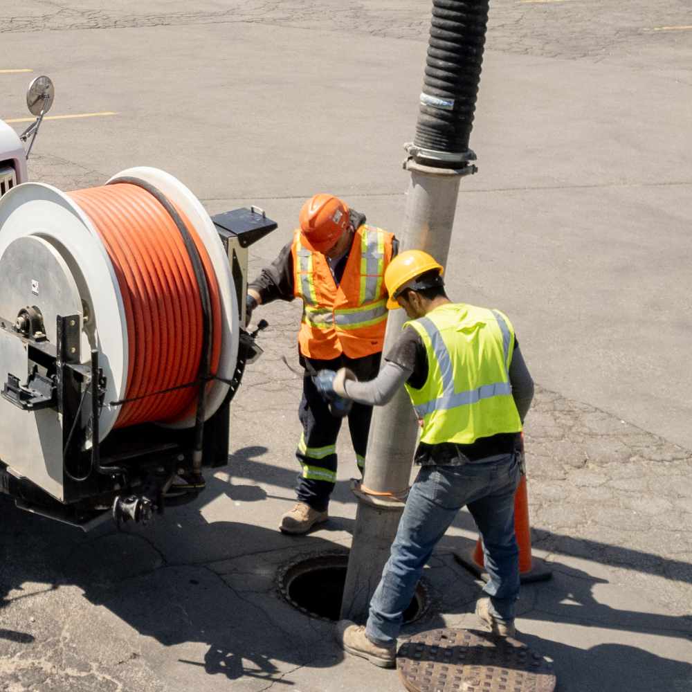Power Vacuuming Post Blockage Inspection