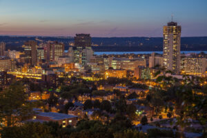 Hamilton skyline