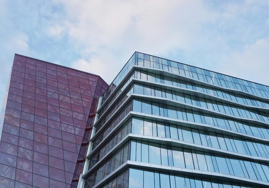 Commercial building exterior