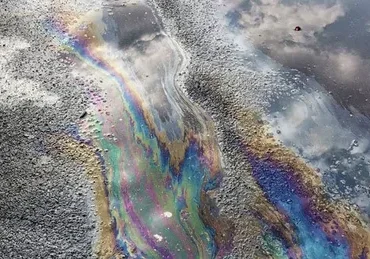 A chemical spill