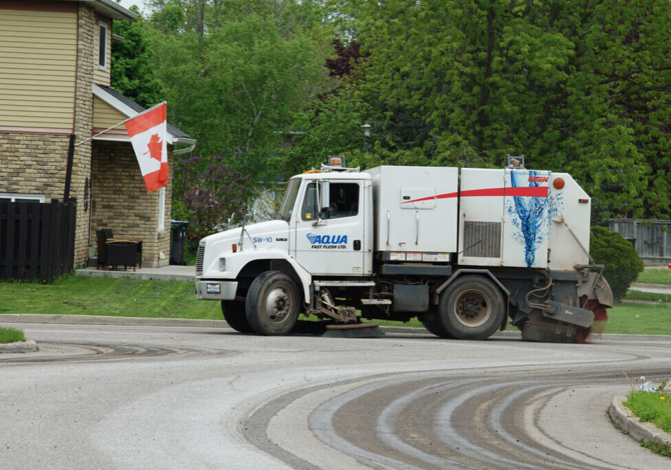 sweeper Road sweeping truck